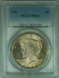 1923 Peace   S$1 PCGS (24g)