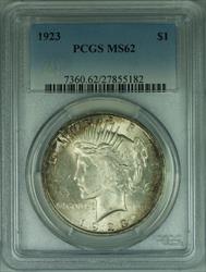 1923 Peace   S$1 PCGS Toned (31 G)