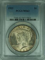1923 Peace   S$1 PCGS Toned (31 O)