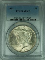 1923 Peace   S$1 PCGS Undergraded (31 J)