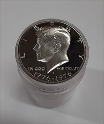 1976 S Proof Kennedy Clad Half  Roll 20 s Total