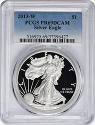 2013-W $1 American Silver Eagle PR69DCAM PCGS
