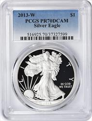 2013-W $1 American Silver Eagle PR70DCAM PCGS