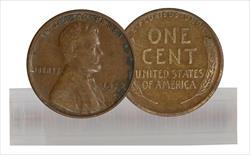 1927-D Circulated Lincoln Cent 50-Coin Roll VF/EF