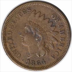 18/1864 L Indian Cent RPD FS-2302 S-3 AU Uncertified #1252