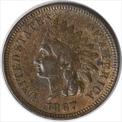 18/1867 Indian Cent FS-302 S-4 F Uncertified #237