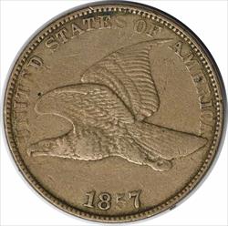 1857 Flying Eagle Cent EF Uncertified #1051