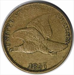 1857 Flying Eagle Cent EF Uncertified #1057