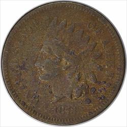 1873 Indian Cent Open 3 AG Uncertified
