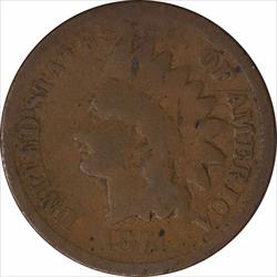 1874 Indian Cent G Uncertified