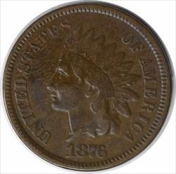 1876 Indian Cent VF Uncertified #1247
