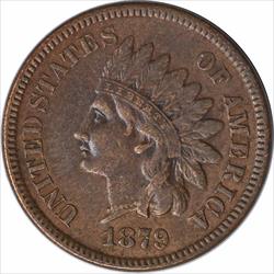 1879 Indian Cent EF Uncertified