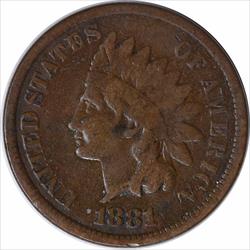 1881 Indian Cent G Uncertified