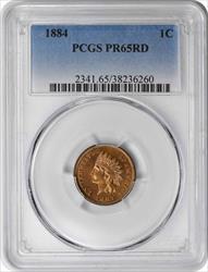1884 Indian Cent PR65RD PCGS