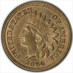 1864 Indian Cent Copper Nickel MS63 Uncertified #237