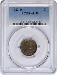 1922-D Lincoln Cent AU55 PCGS
