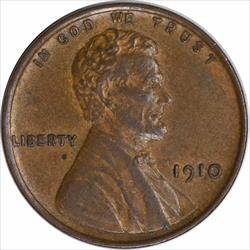 1910 Lincoln Cent AU Uncertified