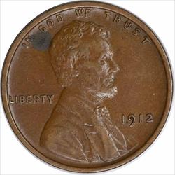 1912-P Lincoln Cent EF Uncertified