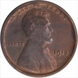 1913 Lincoln Cent MS63 Uncertified