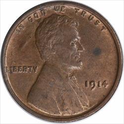 1914-P Lincoln Cent MS60 Uncertified