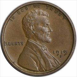 1919-S Lincoln Cent MS60 Uncertified