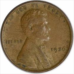 1926 Lincoln Cent EF Uncertified