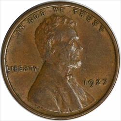 1927-P Lincoln Cent EF Uncertified