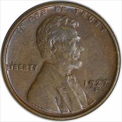 1927-S Lincoln Cent AU Uncertified