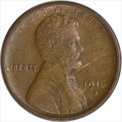 "1916-S Lincoln Cent VF Uncertified	"