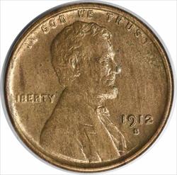 1912-S Lincoln Cent MS64 Uncertified #206