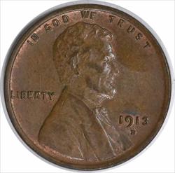 1913-D Lincoln Cent MS63 Uncertified #132