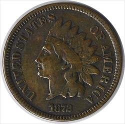 1872 Indian Cent S-9 2 in Hair F Uncertified #1149