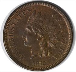1872/72 Indian Cent S-5 MS60 Uncertified #1150
