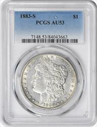 1883-S Morgan Silver Dollar AU53 PCGS