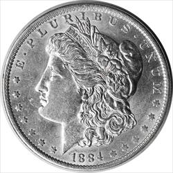 1884-O Morgan Silver Dollar AU Uncertified