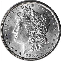 1885 Morgan Silver Dollar MS63 Uncertified
