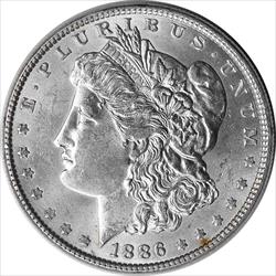 1886 Morgan Silver Dollar AU Uncertified