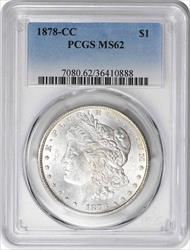 1878-CC Morgan Silver Dollar MS62 PCGS