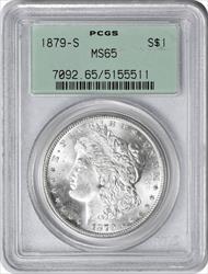 1879-S Morgan Silver Dollar MS65 PCGS