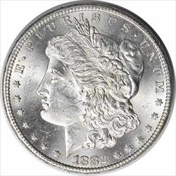 1882-CC Morgan Silver Dollar MS63 Uncertified #310