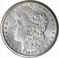 1880-CC Morgan Silver Dollar MS63 Uncertified #151