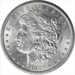1880-O Morgan Silver Dollar MS63 Uncertified #122