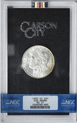 1882-CC Morgan Silver Dollar MS61 NGC GSA Holder