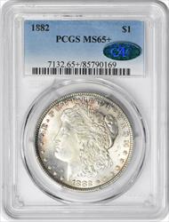 1882 Morgan Silver Dollar MS65+ PCGS (CAC)
