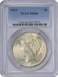 1923 Peace Silver Dollar MS66 PCGS