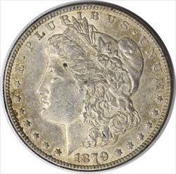 1879-S Common VAM Morgan Silver Dollar Reverse of 1878 Choice AU Uncertified #237