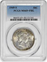 1949-S Franklin Silver Half Dollar MS65+ FBL PCGS