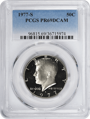1977-S Kennedy Half Dollar PR69DCAM PCGS
