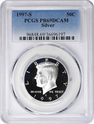 1997-S Kennedy Half Dollar PR69DCAM Silver PCGS