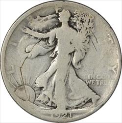 1921 Walking Liberty Silver Half Dollar G (Scratches) Uncertified #146